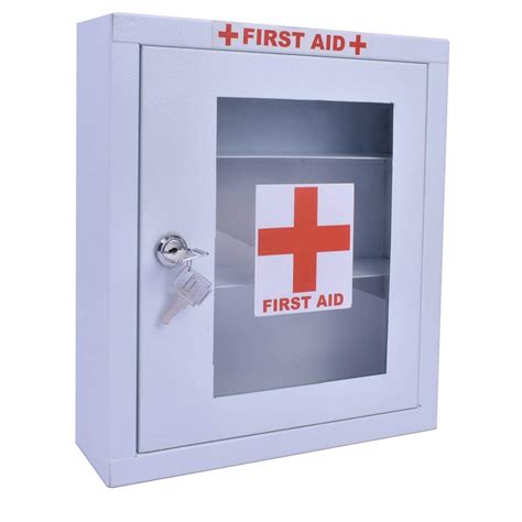 25 person first aid kit metal box|first aid metal box mountable.